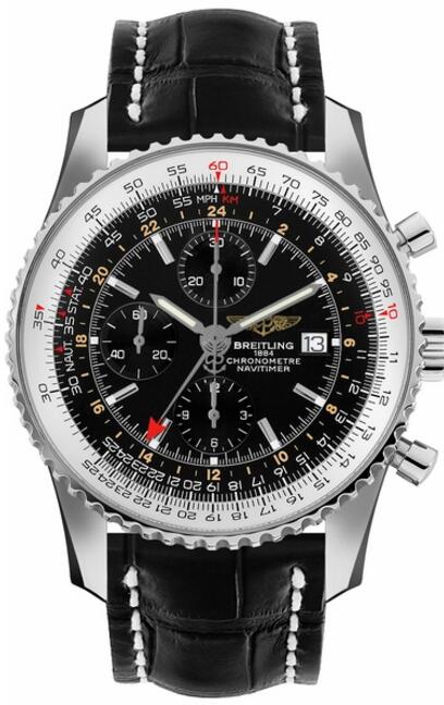 Review Replica Breitling Navitimer World Chronograph GMT A2432212-B726-760P watch